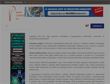 Tablet Screenshot of csipoprotezisinfo.hu